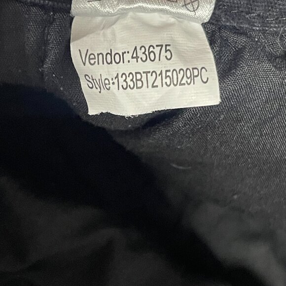 PacSun Slim Cargo Jogger Pants Black Size S Elastic Waist - Picture 2 of 7